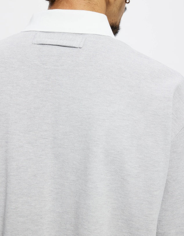 NTA-Z13 (Nautica arch short sleeve polo tee melange grey) 122596522