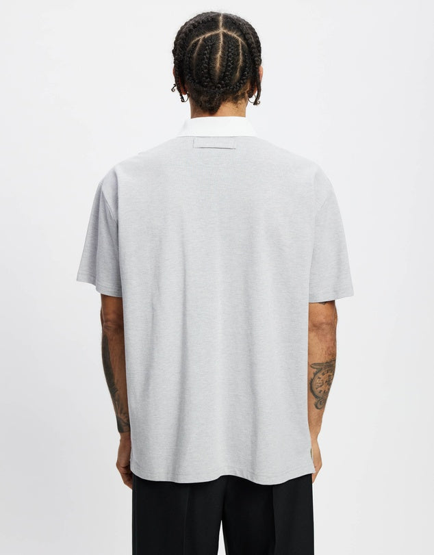 NTA-Z13 (Nautica arch short sleeve polo tee melange grey) 122596522