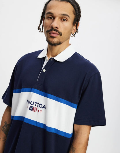 NTA-R14 (Nautica 1983 colour block polo navy) 122596087
