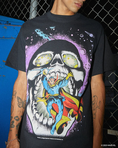 HFA-A (Huf x avengers strange skull short sleeve tee black) 112393476