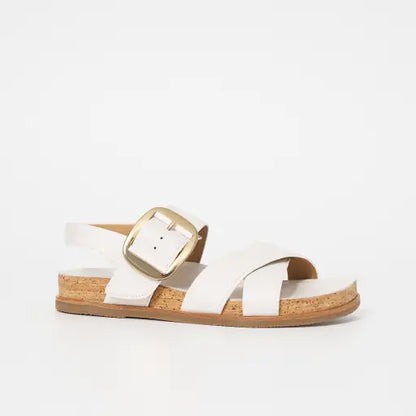 HP-O4 (Hush puppies jester leather sandals white) 52694000