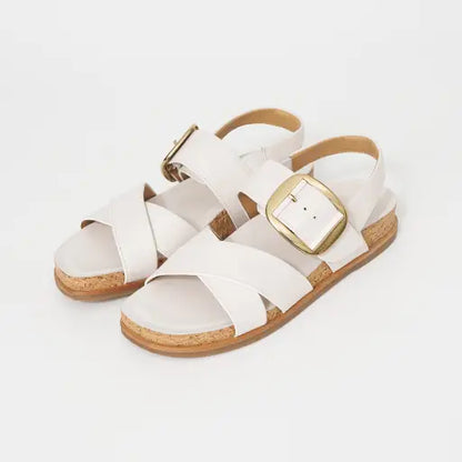 HP-O4 (Hush puppies jester leather sandals white) 52694000