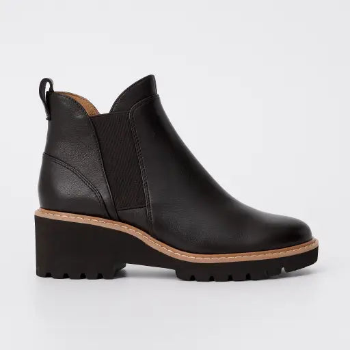 HP-S4 (Hush puppies women's wendy wedge ankle boot black) 52696800
