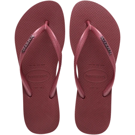 HA-WG8 (Havaianas women's slim logo metallic amaranth) 82692391