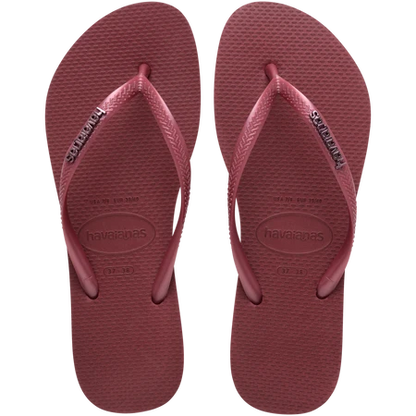 HA-WG8 (Havaianas women's slim logo metallic amaranth) 82692391