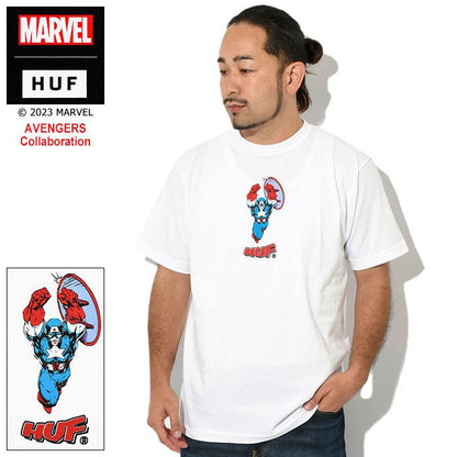 HFA-E (Huf x avengers cap no cap short sleeve tee white) 112393476