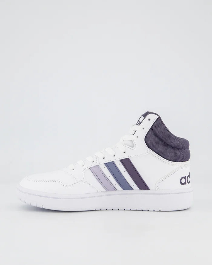 A-P66 (Adidas hoop 3.0 mid women shoes white/silver dawn) 82396735 ADIDAS