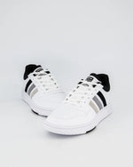 A-Z66 (Adidas hoops 3.0 low classic vintage shoe white/core black/grey) 92396140
