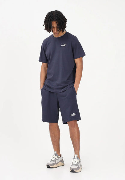 PA-R12 (Puma essentials no 1 logo shorts 10" new navy) 62693000