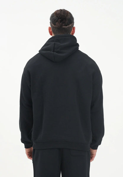 LCA-W22 (Lacoste croc signature loose fit hoodie black) 725910761