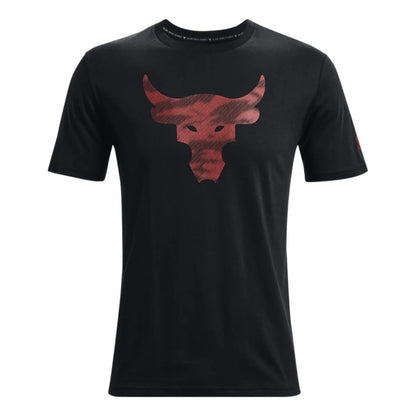 UAA-R5 (Mens project rock brahma bull short sleeve tee black/heritage red) 32292608