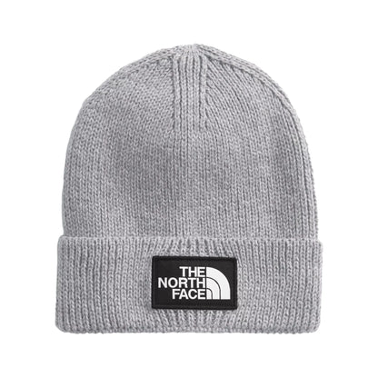 NFA-C8 (The north face logo boxed cuffed beanie medium grey) 92592391