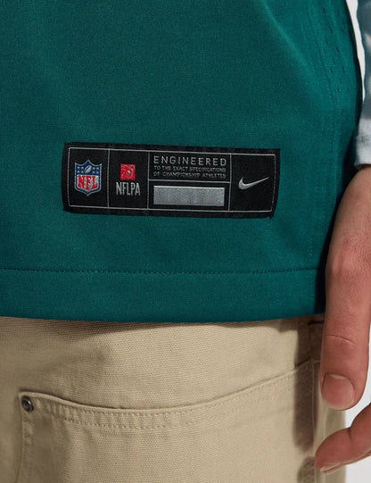 NA-G50 (Nike nfl philadelphia eagles jalen hurts #1 home game jersey sport teal) 926910000