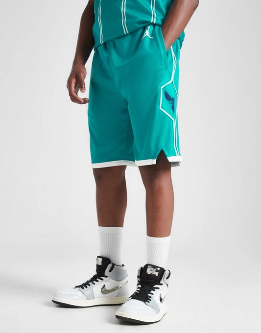 NA-S44 (Nike youth icon swingman shorts hornets rapid teal) 12494783