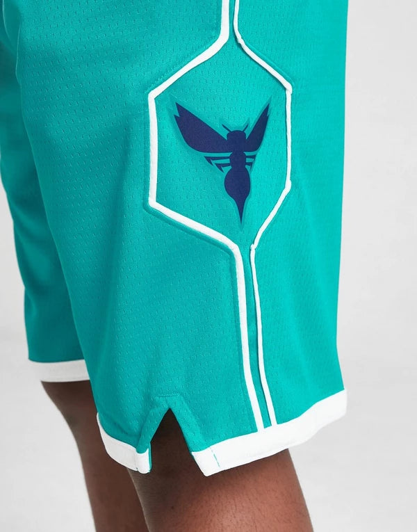 NA-S44 (Nike youth icon swingman shorts hornets rapid teal) 12494783