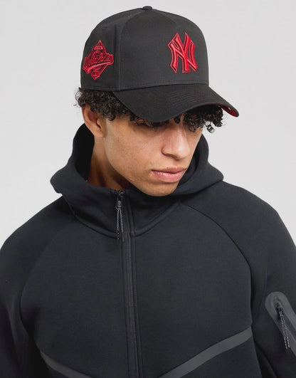 NEC-I65 (New era 940 A frame new york yankees black scarlet snapback black/scarlet red UV osfm) 52592670
