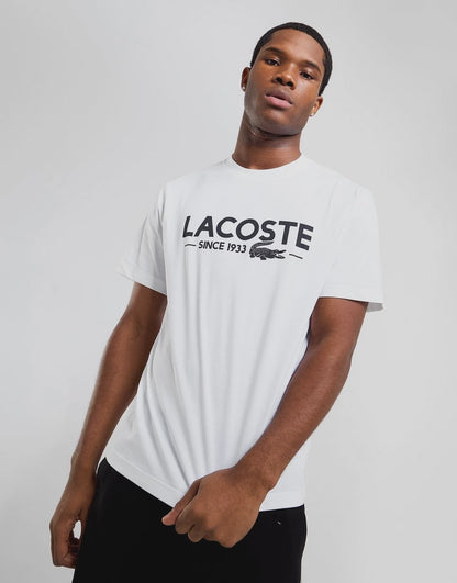 LCA-Q21 (Lacoste 1933 graphic t-shirt white) 12596087