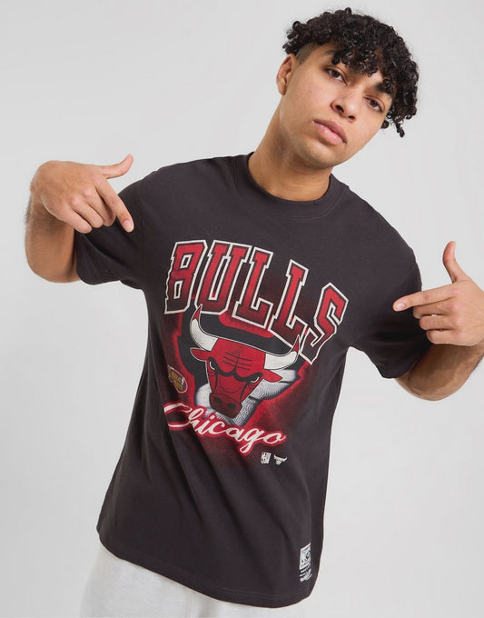 MNA-K44 (Mitchell & ness frame tee bulls faded black) 72592391