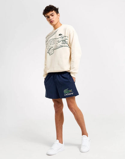 LCA-Z22 (Lacoste big croc loose fit sweatshirt flour) 725910108
