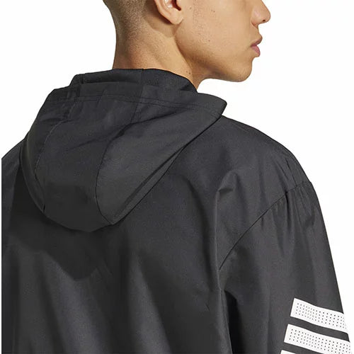 AA-F27 (Adidas gym + 3-stripes wind breaker black/white) 32596650