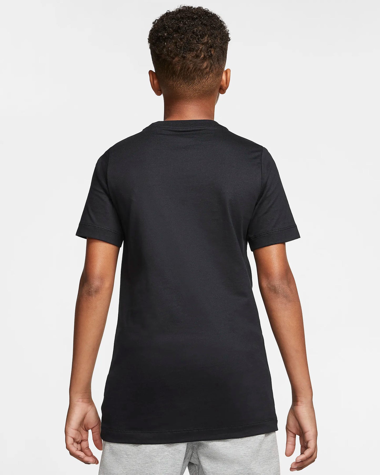 NA-D44 (Nike sportswear essentials futura short sleeve tee black/white) 122391790