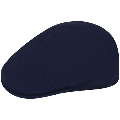 K-K (Kangol 504 Cheese cutter flat wool dark blue) 92594695