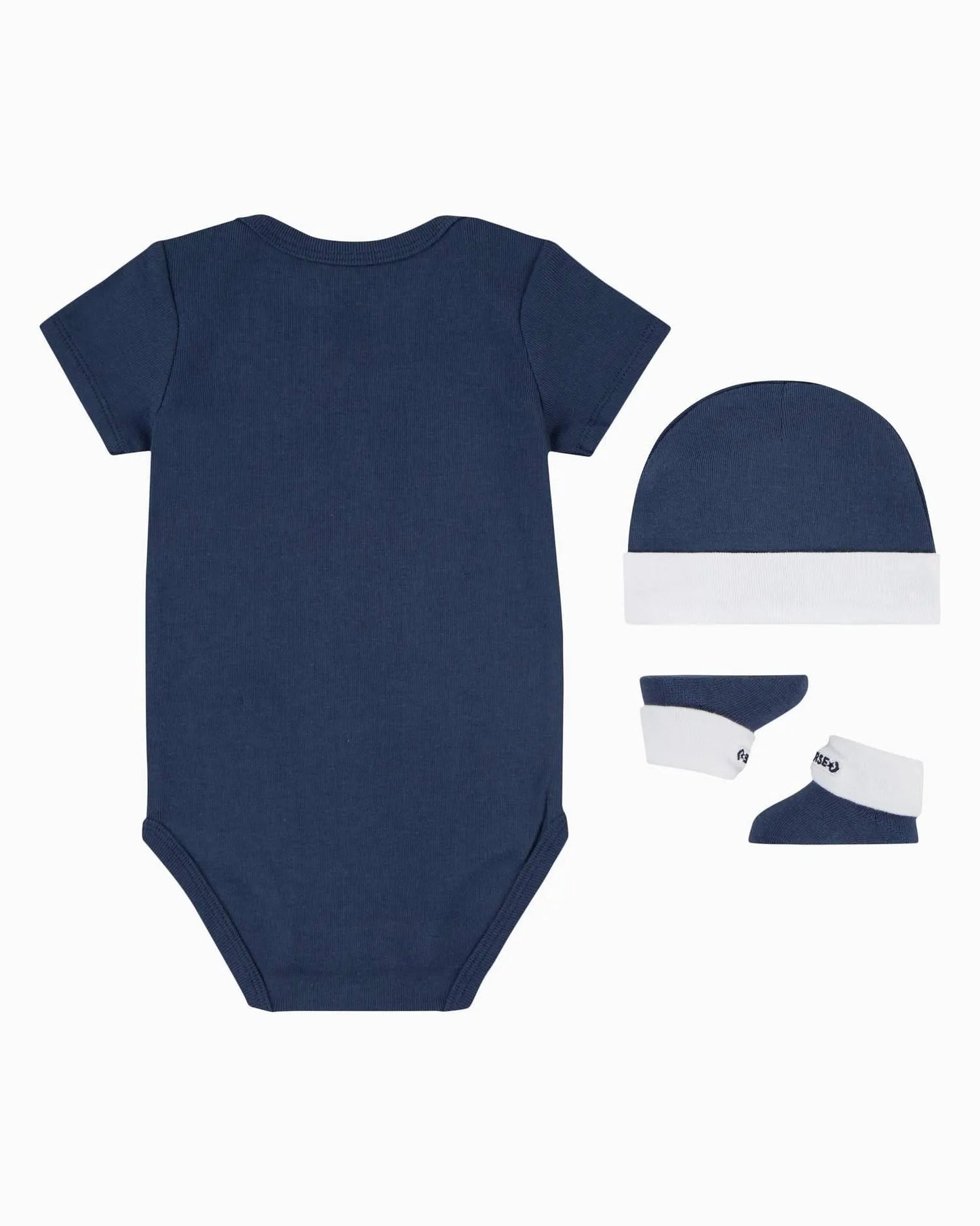CTA-E (Converse baby chuck patch 3 piece set navy) 72692000