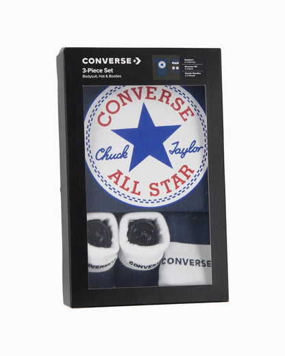 CTA-E (Converse baby chuck patch 3 piece set navy) 72692000