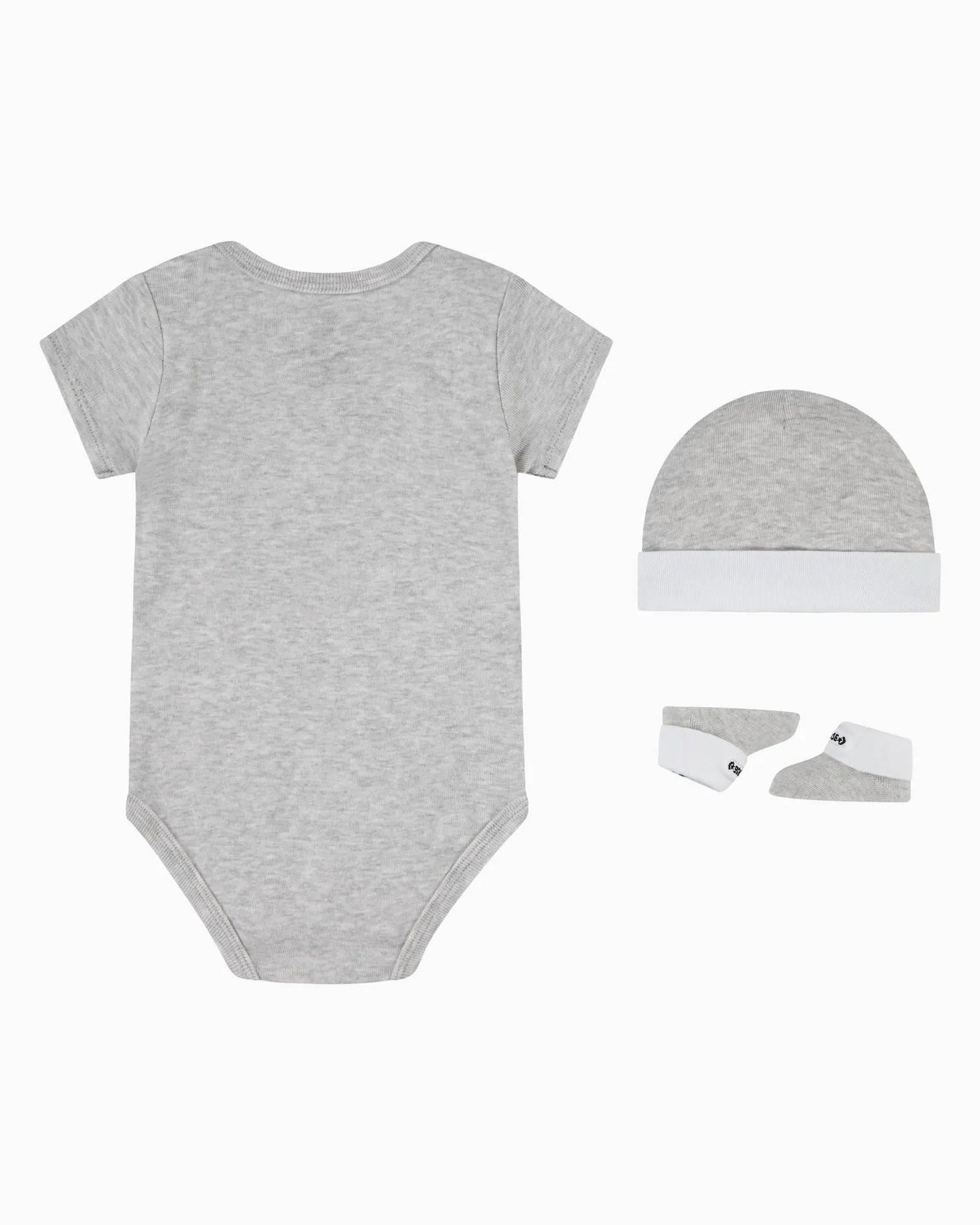 CTA-F (Converse baby chuck patch 3 piece set grey heather) 72692000