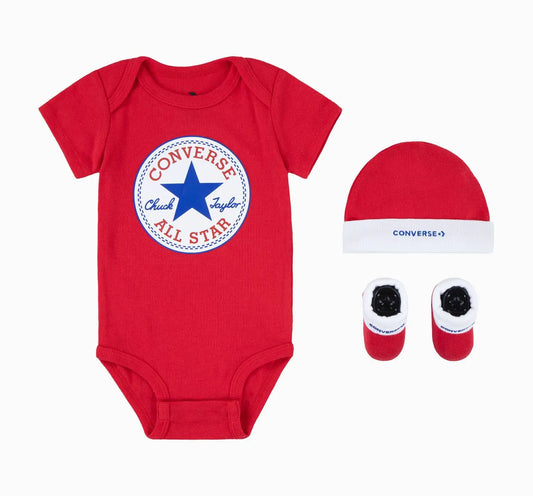CTA-G (Converse baby chuck patch 3 piece set red) 72692000