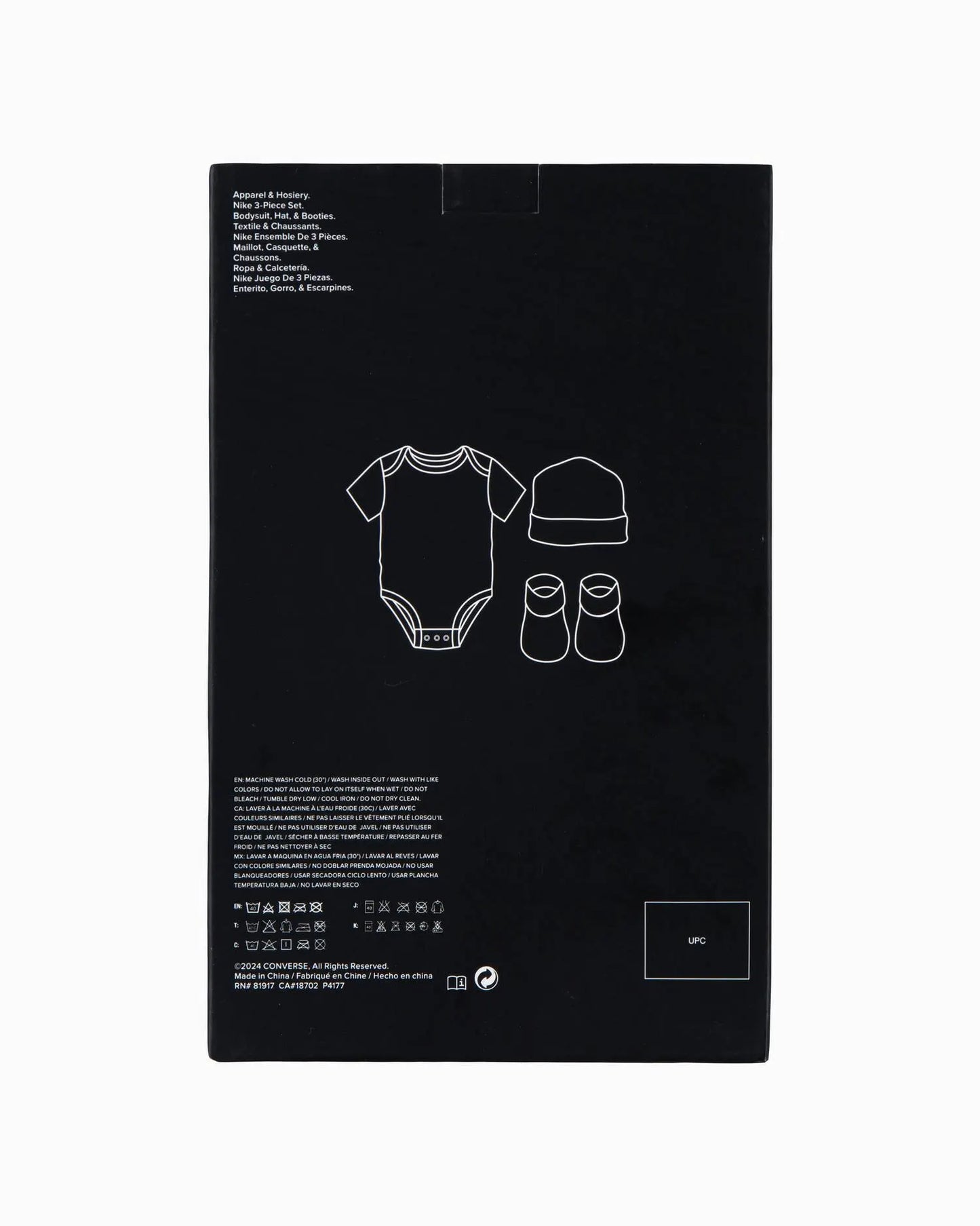 CTA-G (Converse baby chuck patch 3 piece set red) 72692000