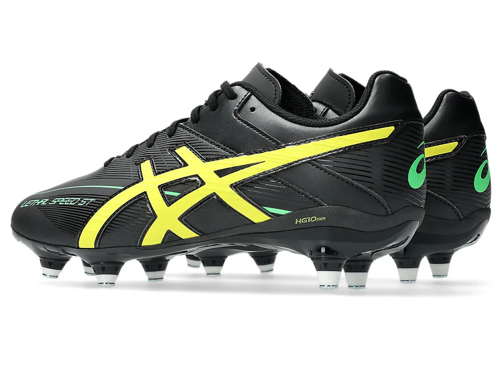 AS-P19 (Asics lethal speed st 3 boot black/lemon grass) 526910125