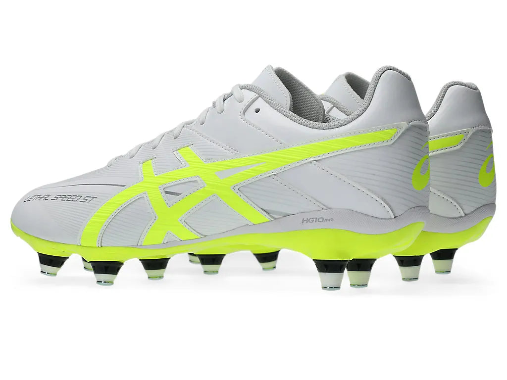 AS-O19 (Asics lethal speed st 3 boot white/safety yellow) 526910150