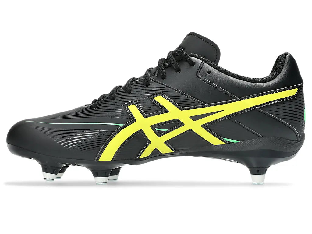 AS-P19 (Asics lethal speed st 3 boot black/lemon grass) 526910125