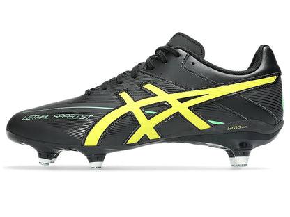 AS-P19 (Asics lethal speed st 3 boot black/lemon grass) 526910125