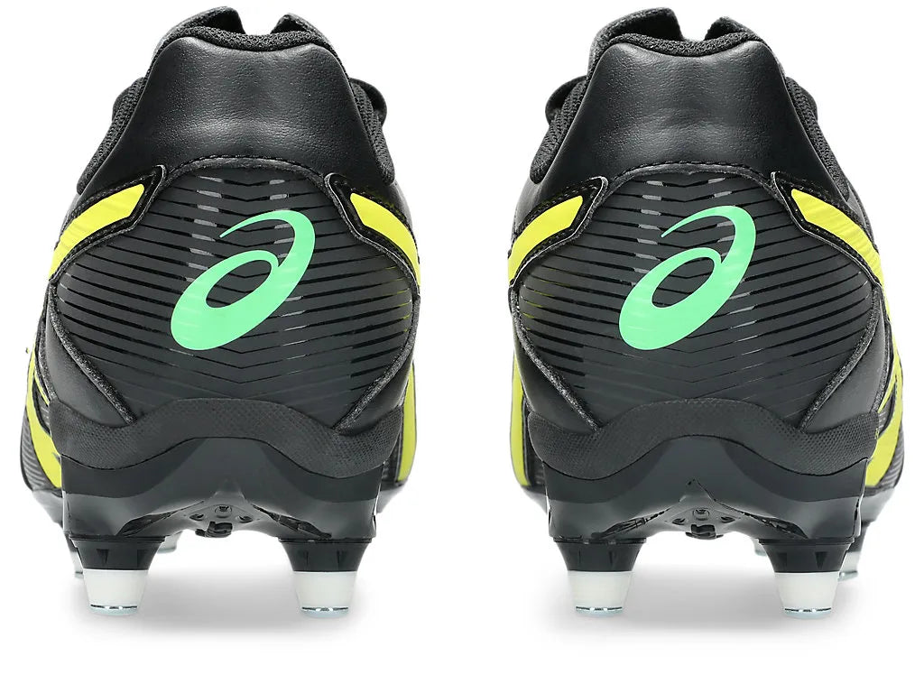 AS-P19 (Asics lethal speed st 3 boot black/lemon grass) 526910125