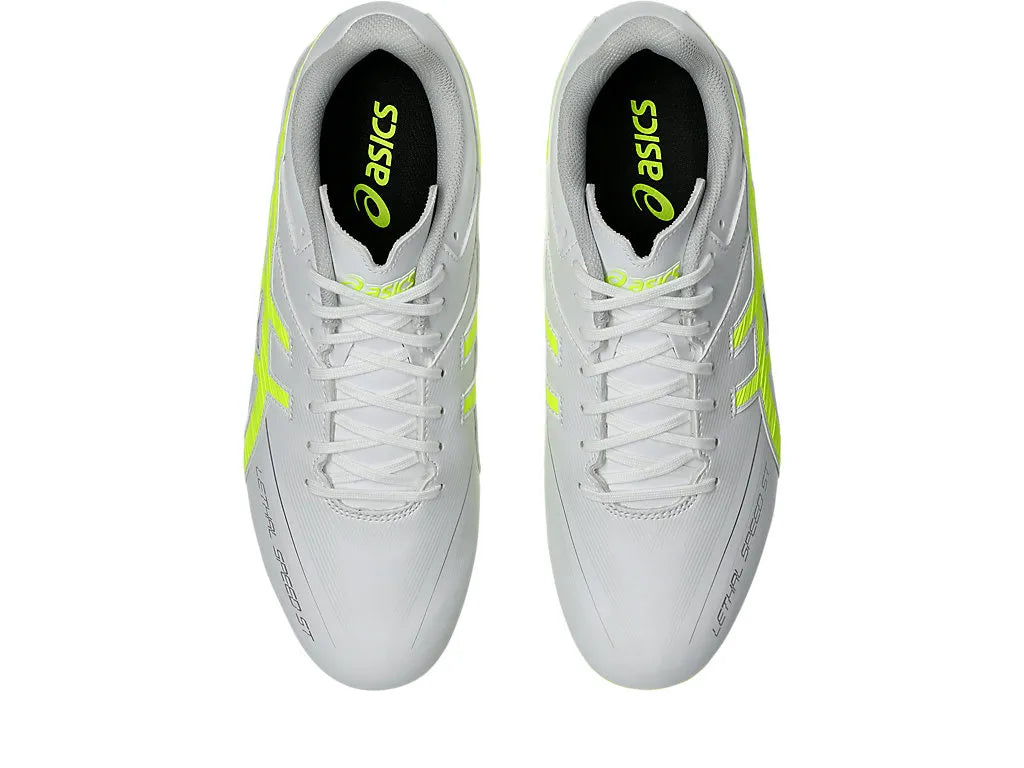 AS-O19 (Asics lethal speed st 3 boot white/safety yellow) 526910150
