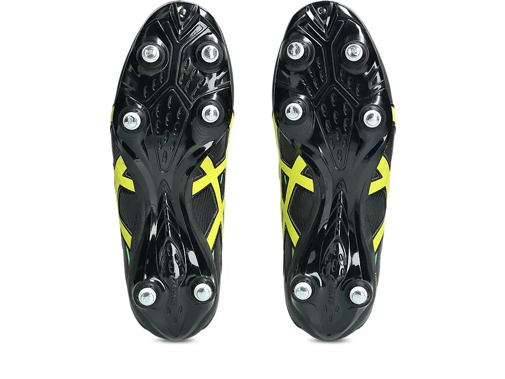 AS-P19 (Asics lethal speed st 3 boot black/lemon grass) 526910125
