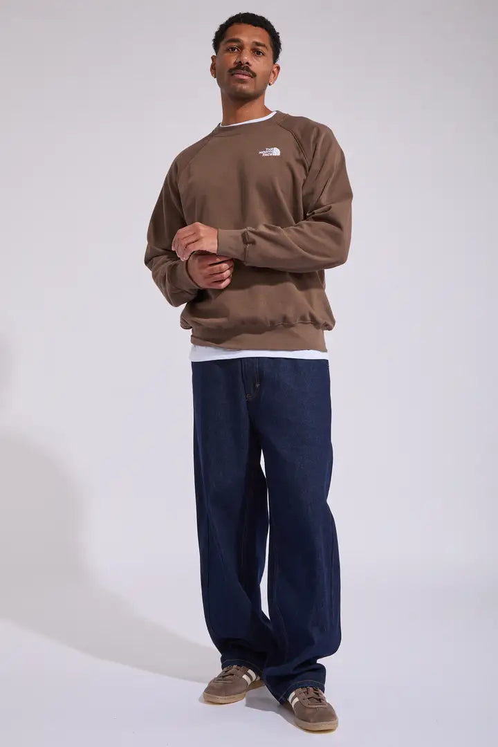 NFA-K8 (The north face men's evolution vintage crew smoky brown) 92595217