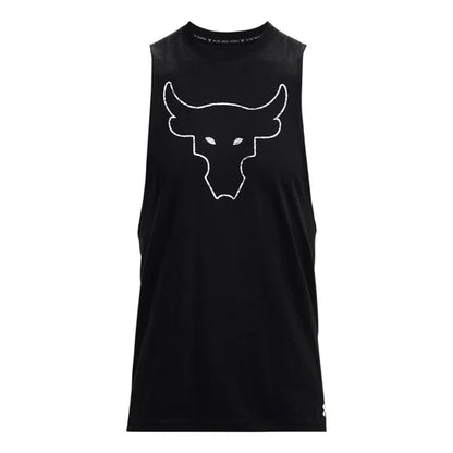 UAA-K5 (Mens project rock brahma bull tank black/white) 22292608