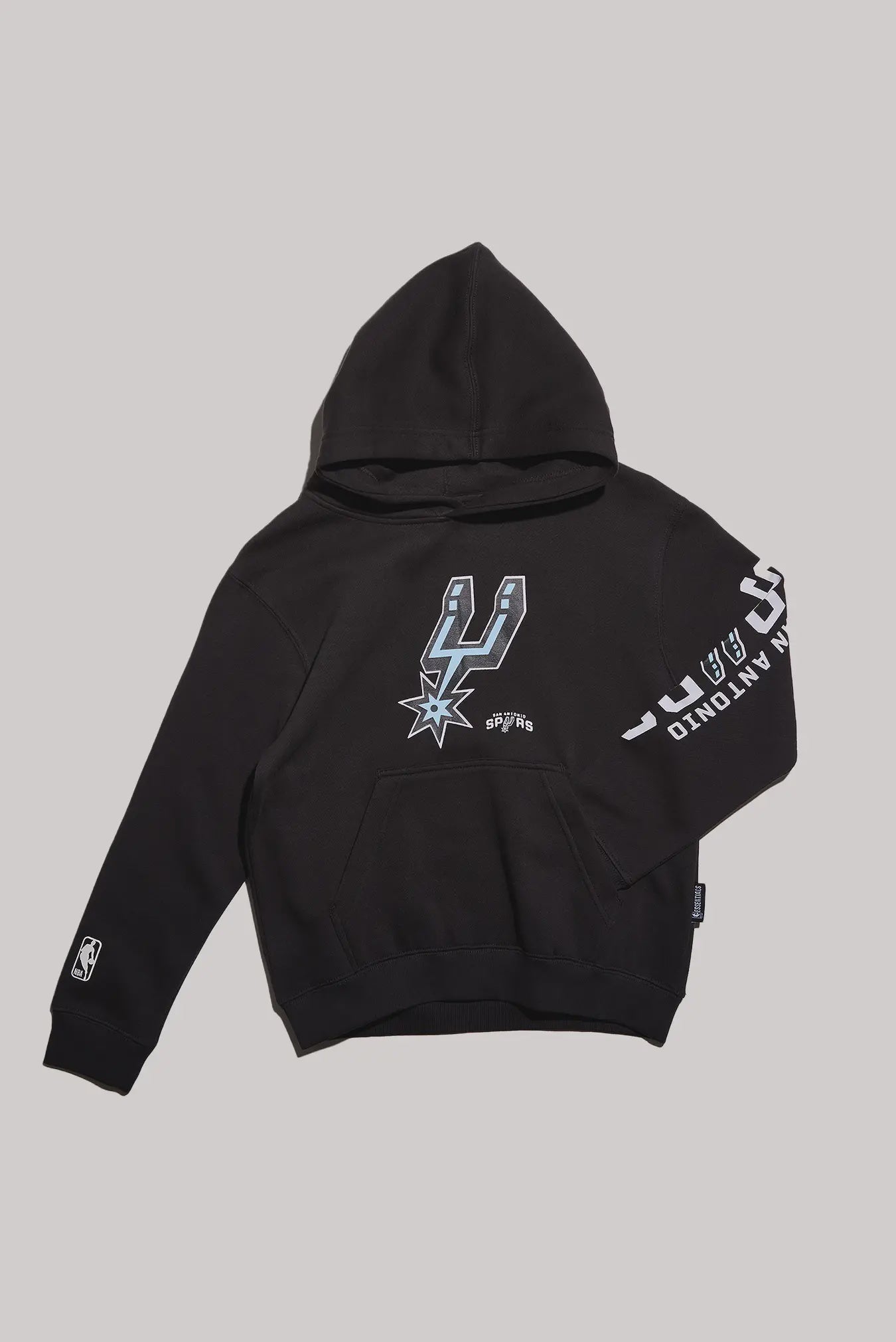 NBAA-W5 (NBA Essentials marlow fleece vintage spurs hoodie black) 1259521