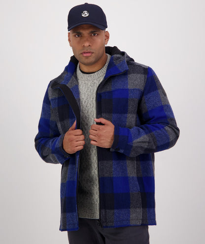 SWA-L (Swanndri hudson hoodie aoraki check) 724916666