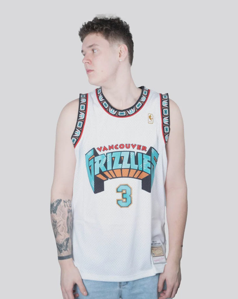 MNA-I40 (Mitchell & ness swingman jersey grizzlies sha 96-97 home white) 122498695