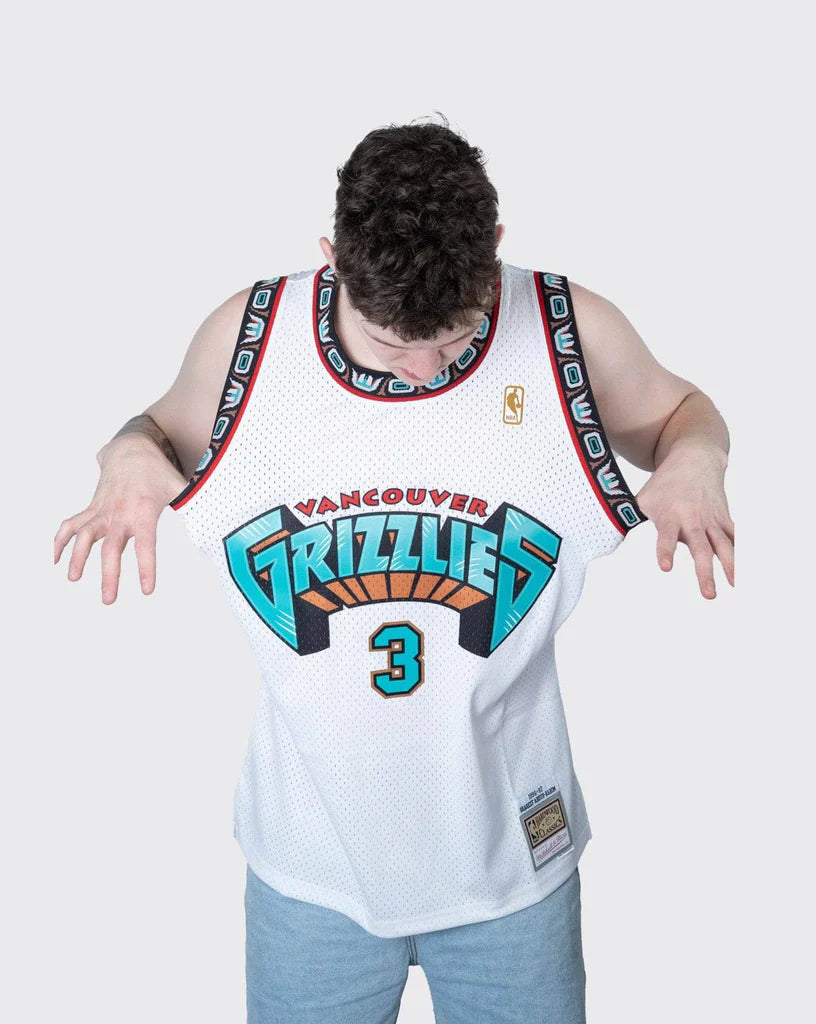 MNA-I40 (Mitchell & ness swingman jersey grizzlies sha 96-97 home white) 122498695