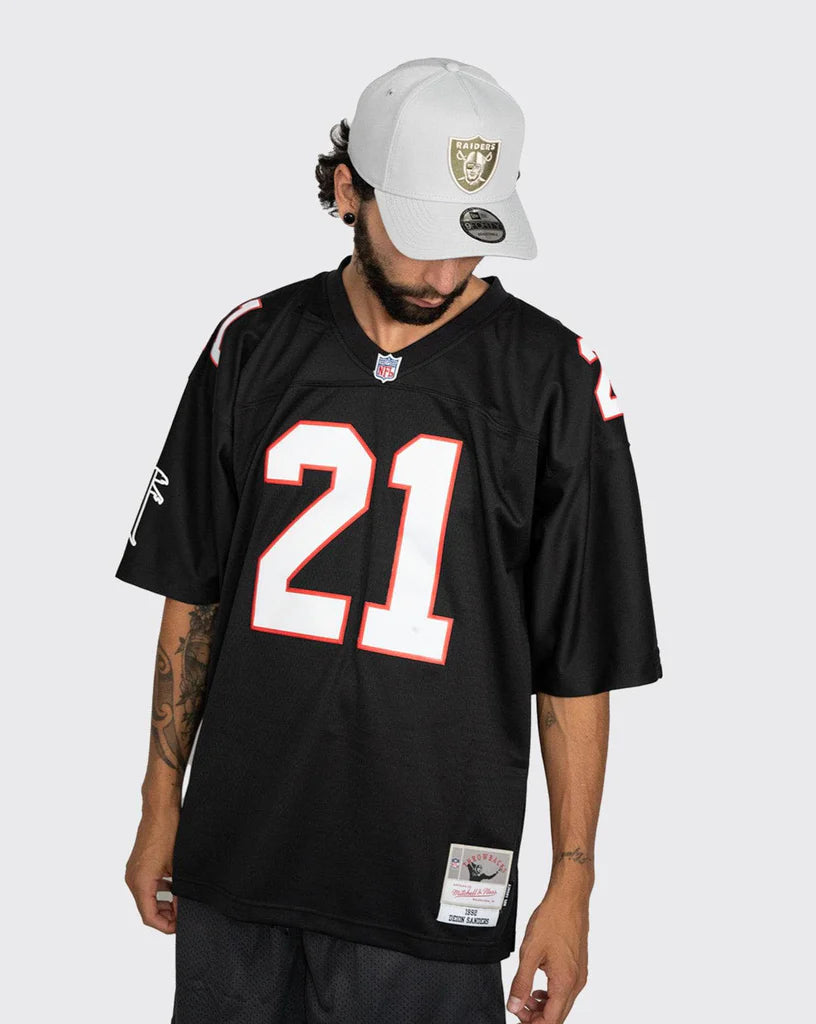 MNA-A40 (Mitchell & ness legend jersey road 15 falcon sand black) 1224910434