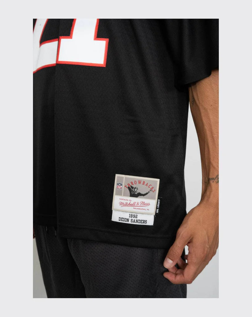 MNA-A40 (Mitchell & ness legend jersey road 15 falcon sand black) 1224910434