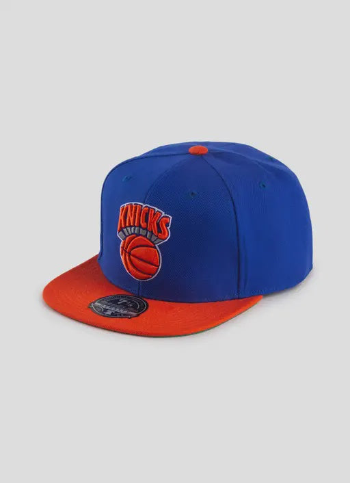 MNA-Z27 (Mitchell and ness team 2 tone 2.0 fitted hwc hat knicks blue) 52392824