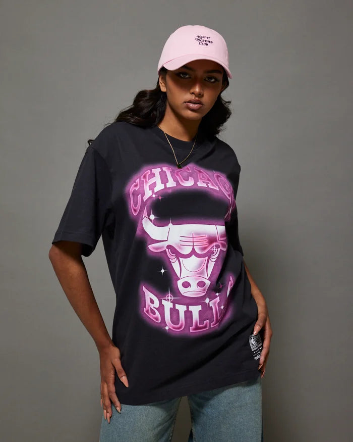 MNA-X31 (Mitchell and ness airbrush tee bulls black) 112393477