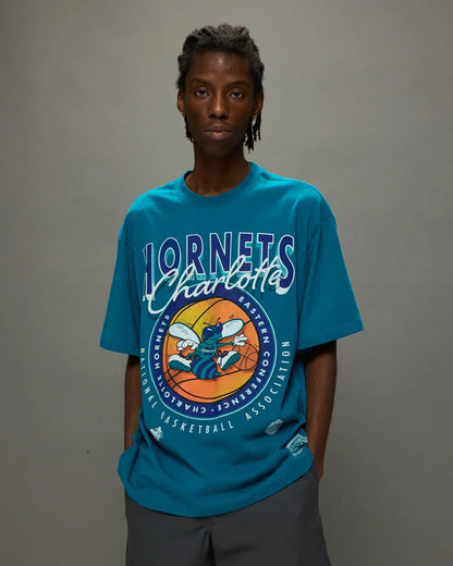 MNA-X36 (Mitchell and ness conference tb tee hornets teal) 72493043