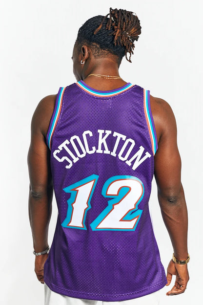 MNA-I32 (Mitchell and ness swingman jersey jazz jstktn 96-97 road purple) 112398695